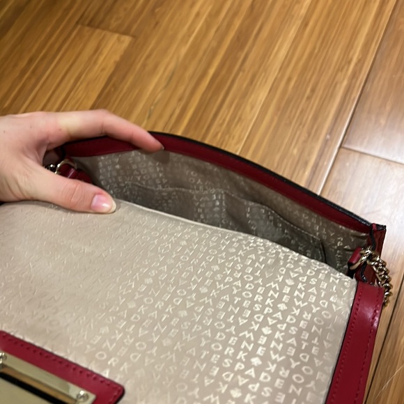 Red Kate Spade cross body/long strap bag - Picture 8 of 8